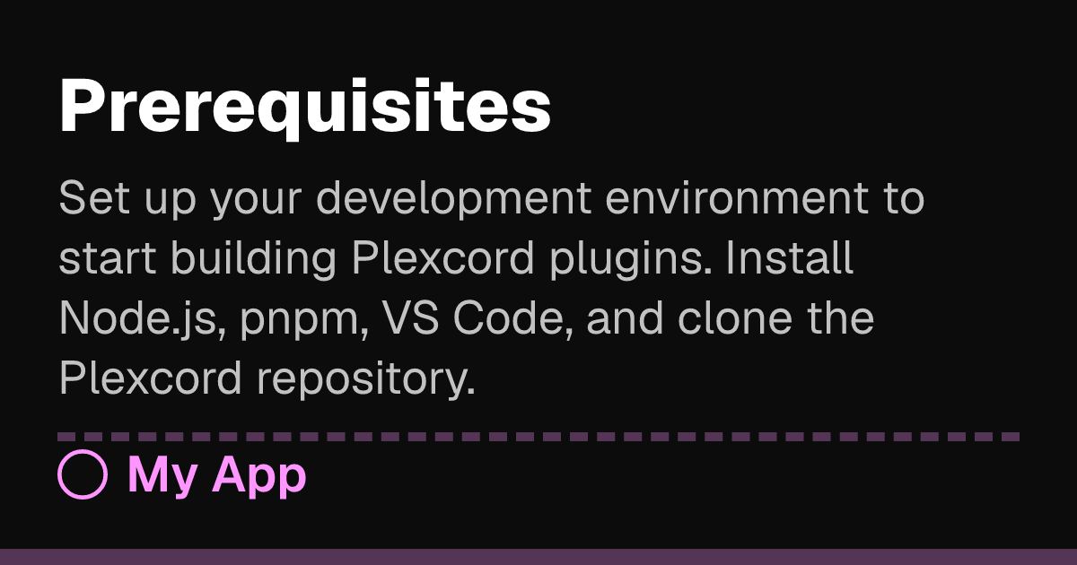 Prerequisites | Plexcord Docs
